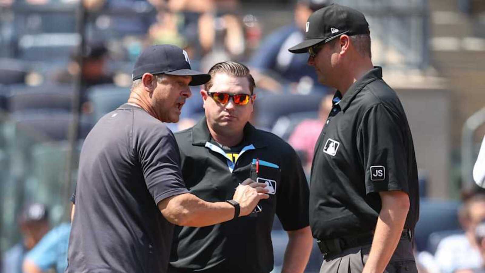 New York Yankees Manager Ejected For MLB-Leading 5th Time This Season