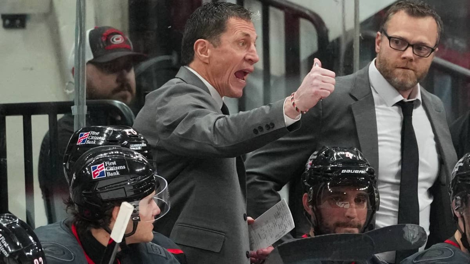 Hurricanes Coach Rod Brind’Amour’s Handshake With Flyers’ Rick Tocchet ...