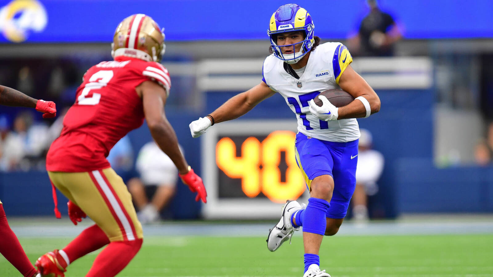 Rams rookie WR Puka Nacua sets NFL record Yardbarker