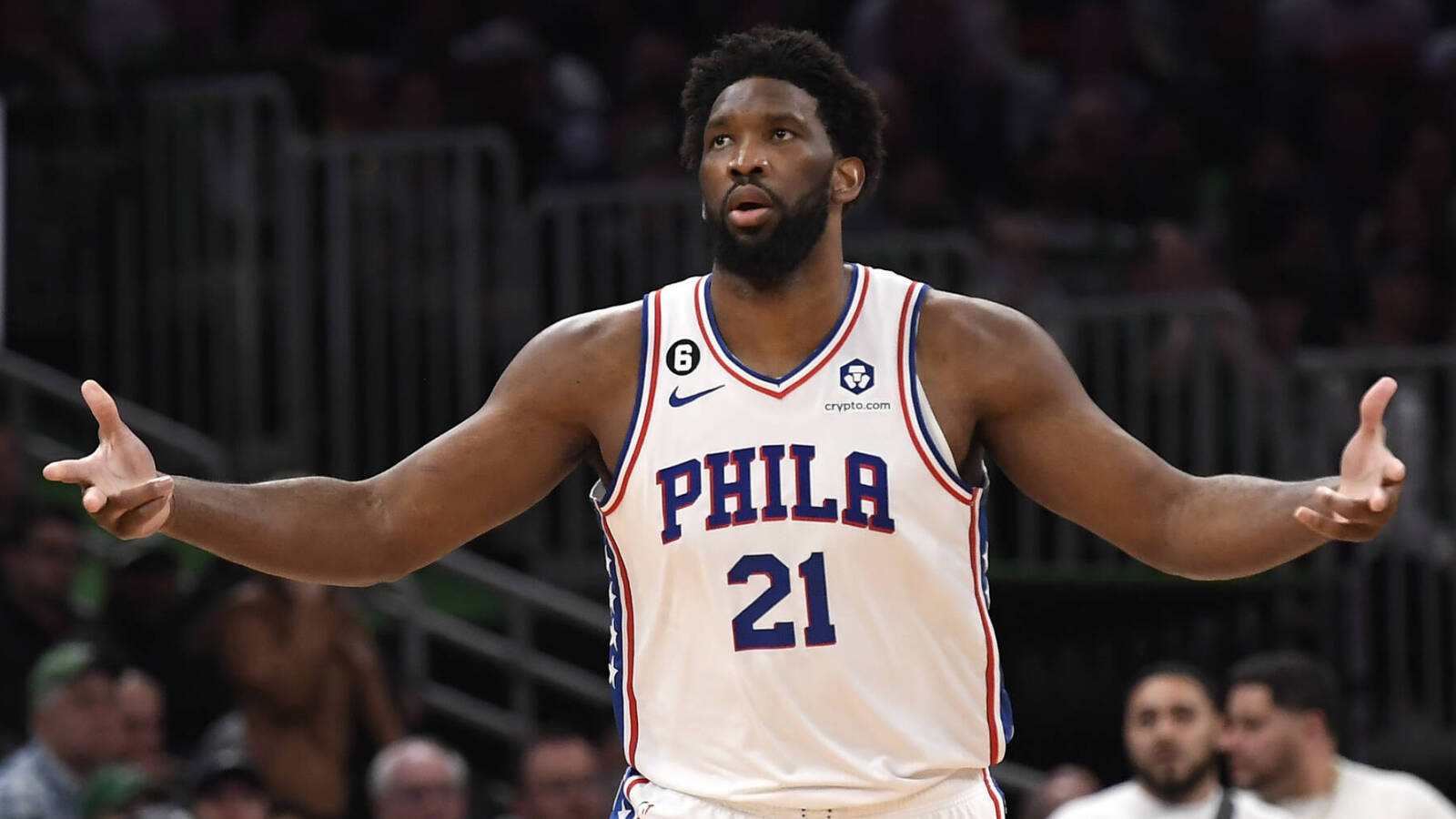 Watch: Joel Embiid quells Celtics' rally attempt | Yardbarker