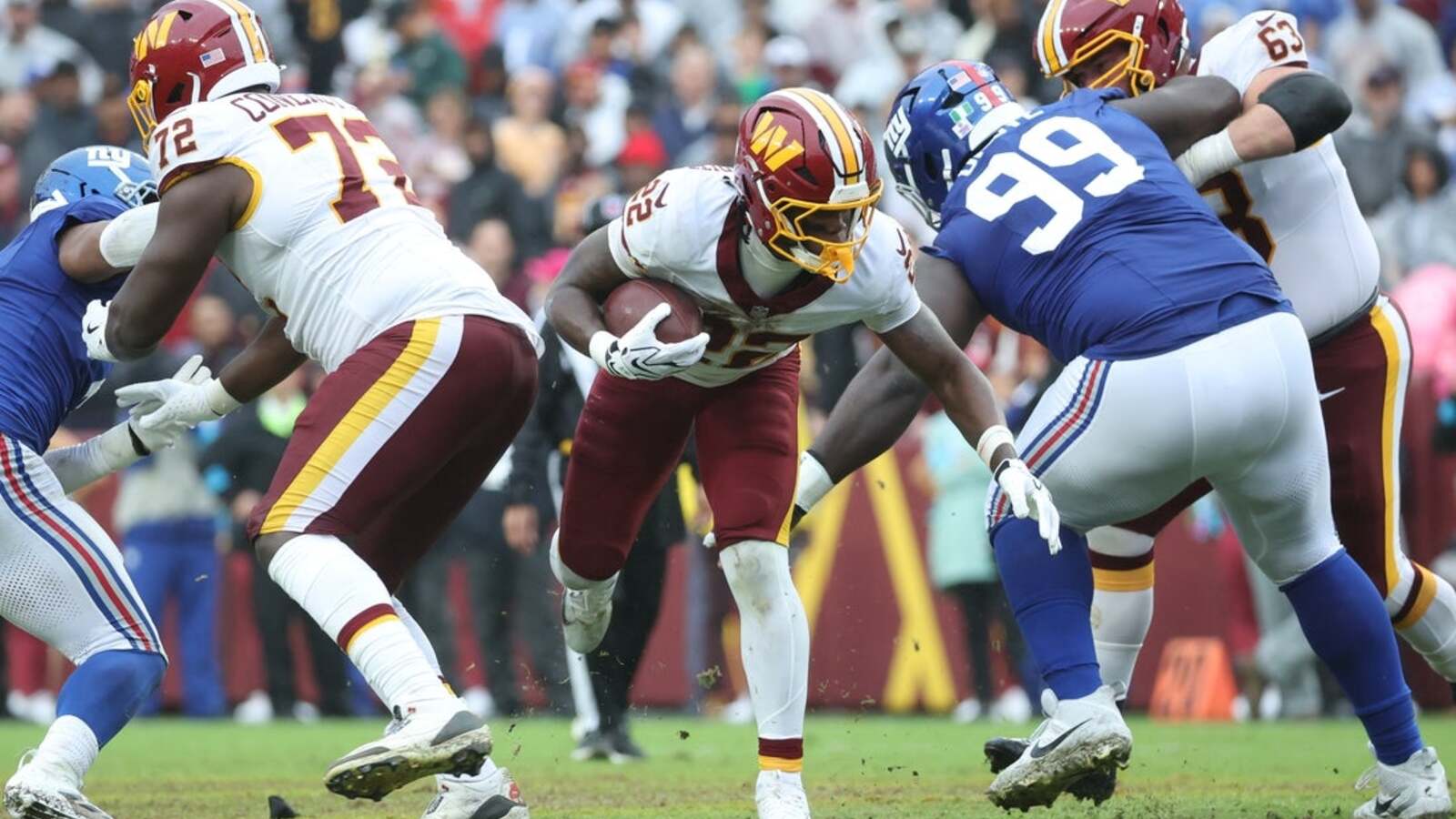 Commanders Confirm Jacory Croskey-Merritt and Three Others Out Against 49ers