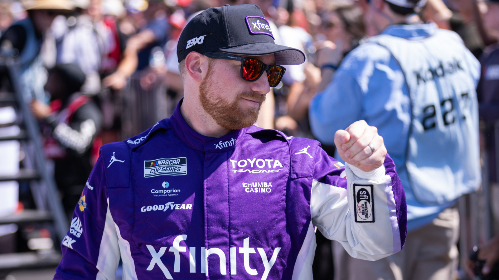 ‘Fortunate’ Tyler Reddick Explains Fuel Scare After Historic Kansas Win