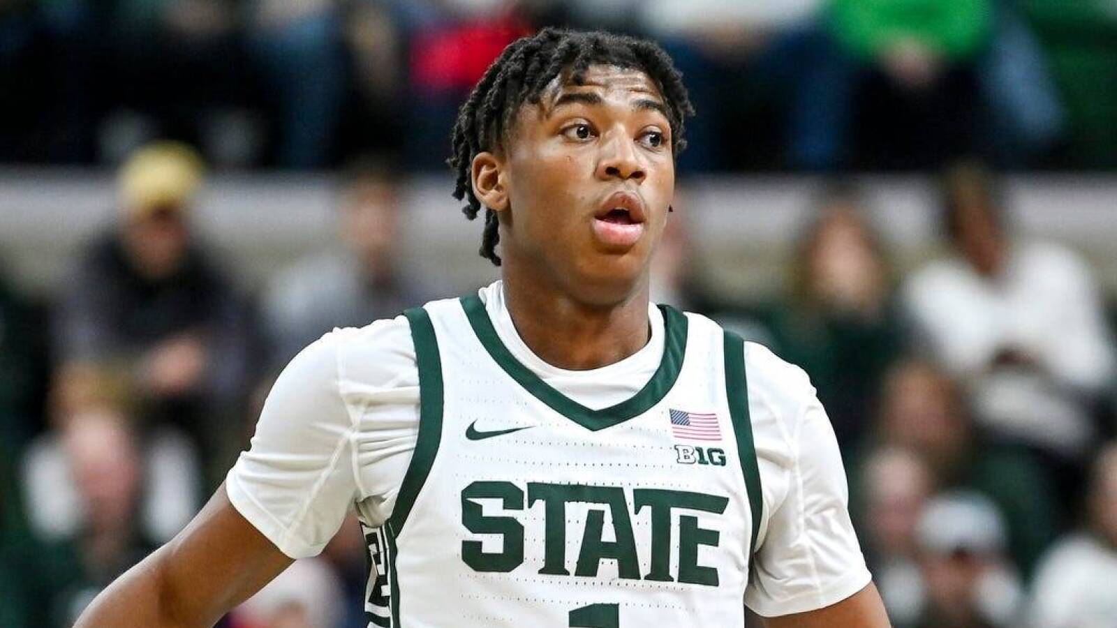 Michigan State basketball player recovering after being shot in leg