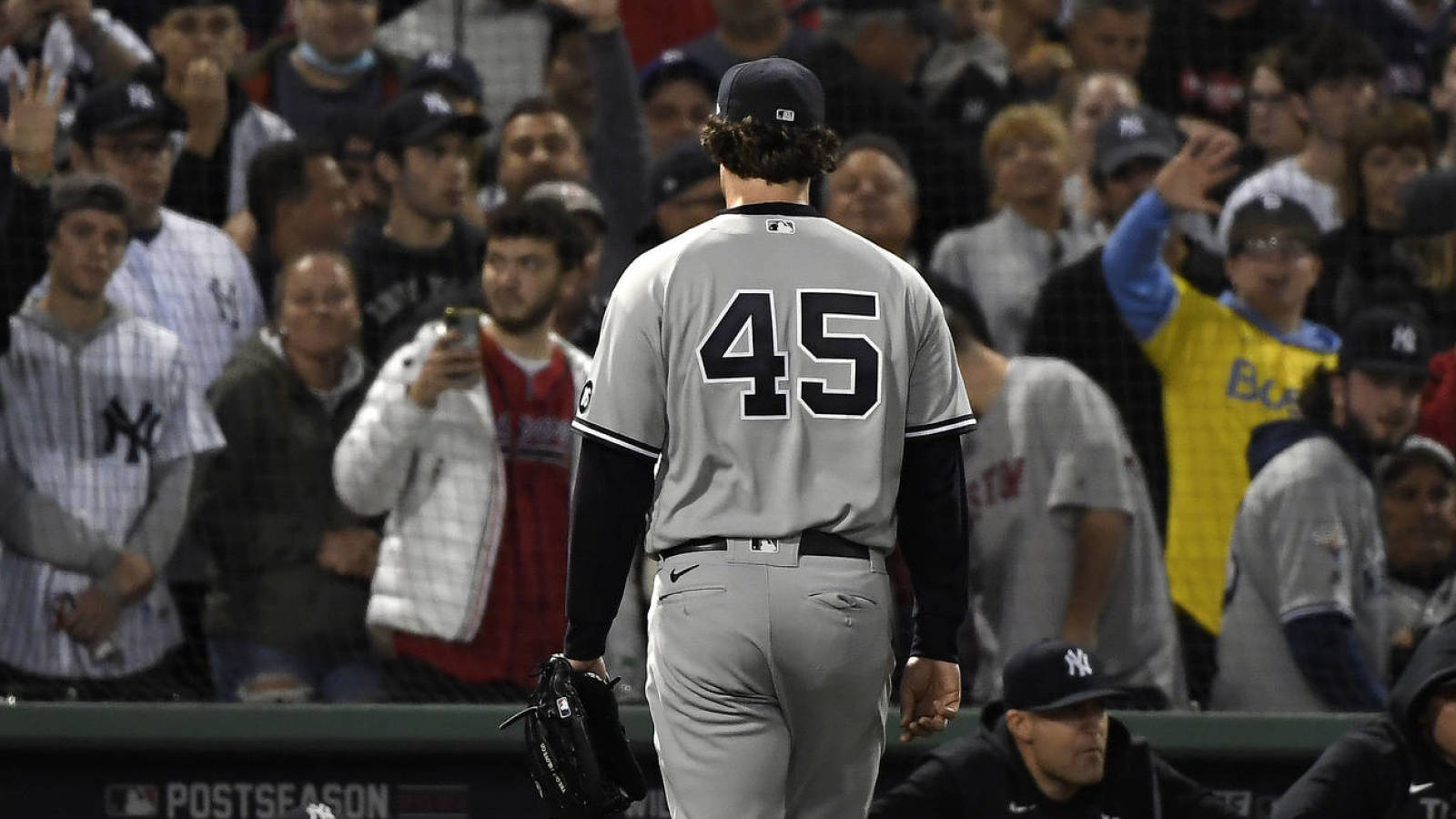 Yankees ace Gerrit Cole is knocked out of AL wild-card sport in third inning