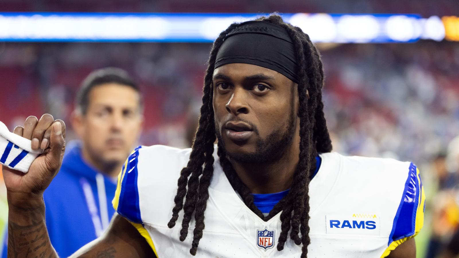 Los Angeles Rams Wide Receiver Davante Adams Suffers Apparent Hamstring Injury