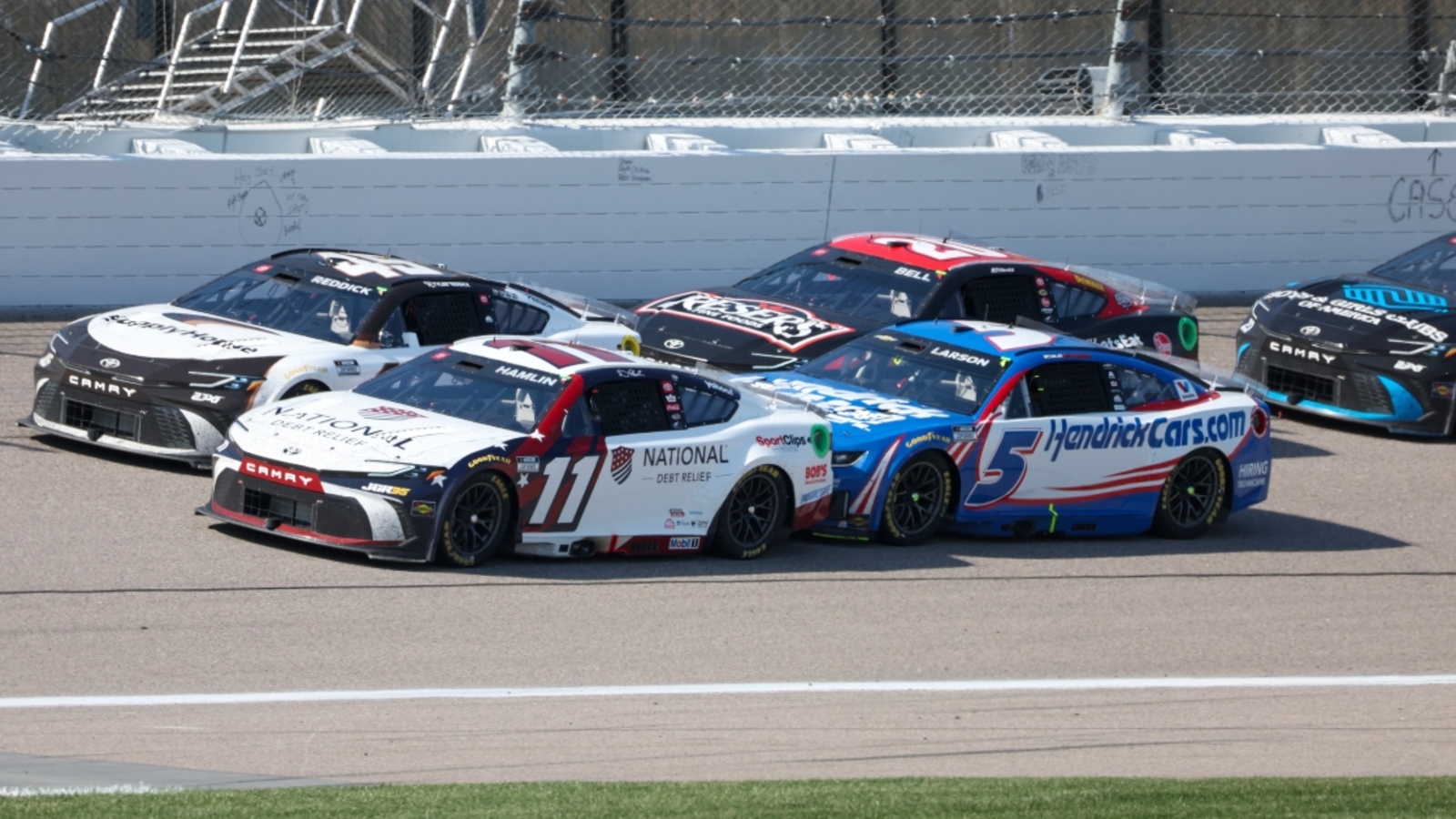 Denny Hamlin breaks down what he could have done differently on OT restart at Kansas