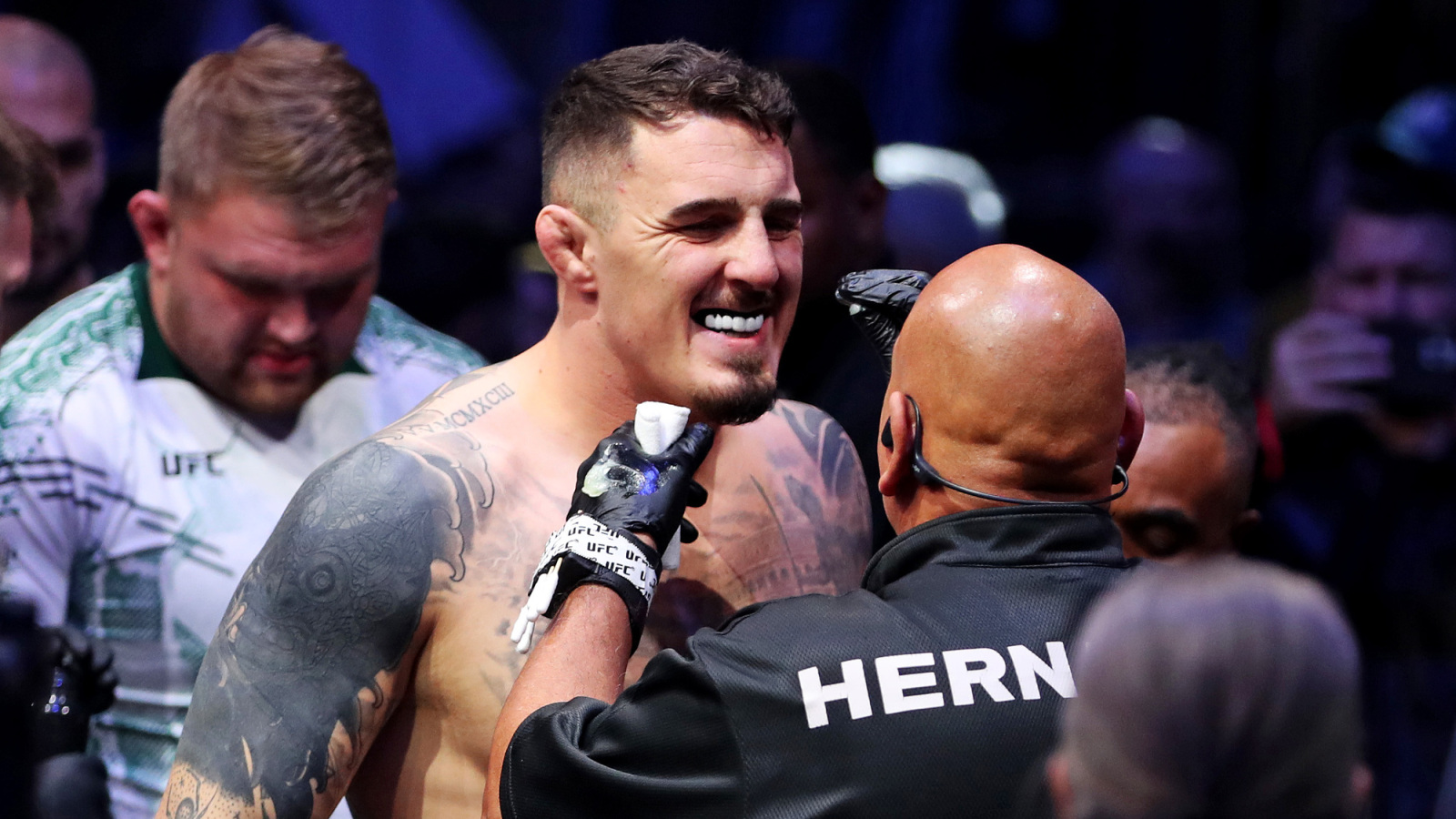 Tom Aspinall and Alex Pereira Criticize Referee Herb Dean After UFC Baku Fight