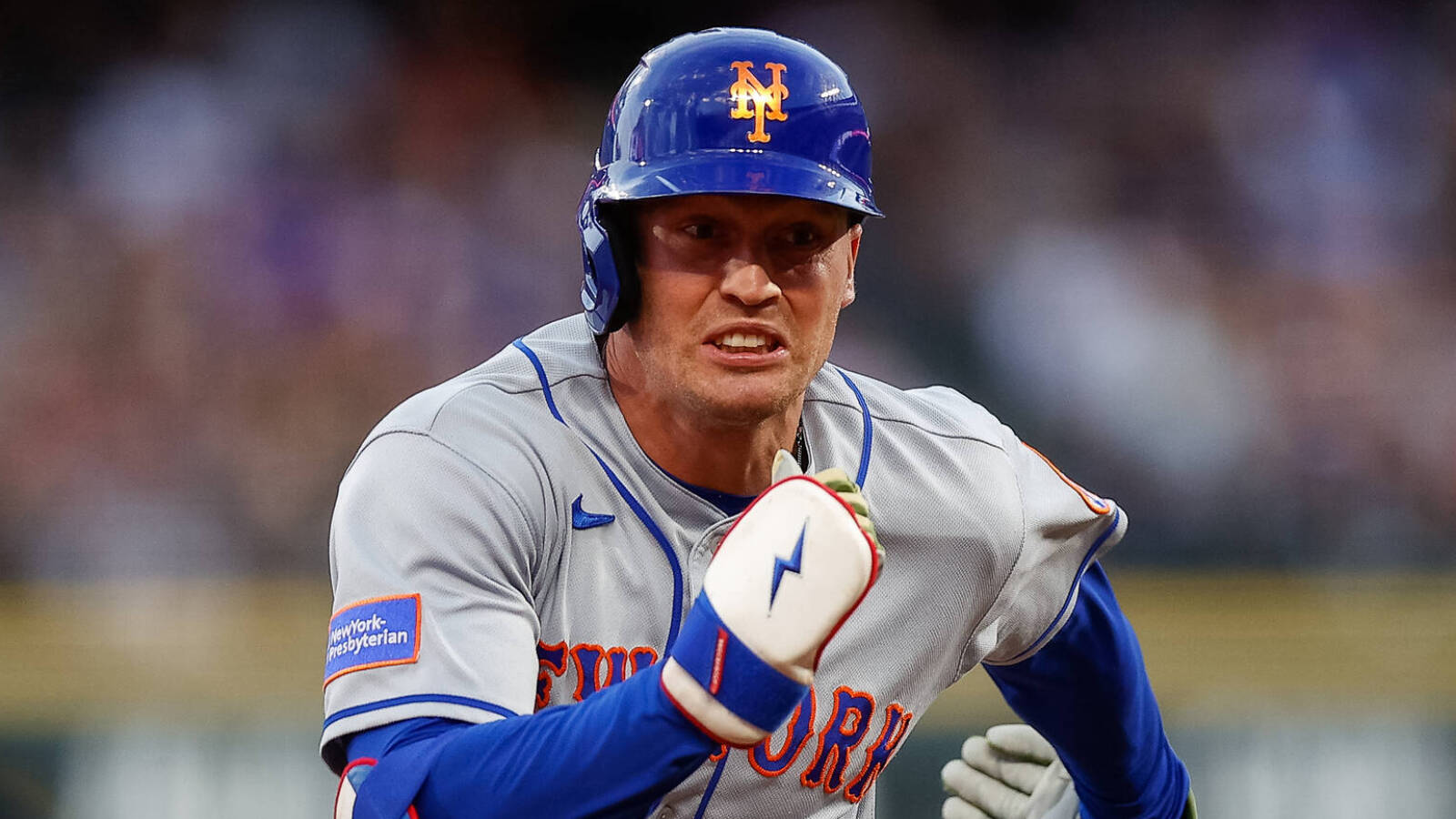 Watch Pitch clock violation ends AB for Mets outfielder in close game