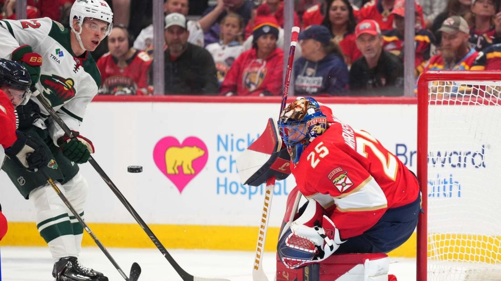 Kirill Kaprizov nets hat trick as Wild hand Panthers rare loss