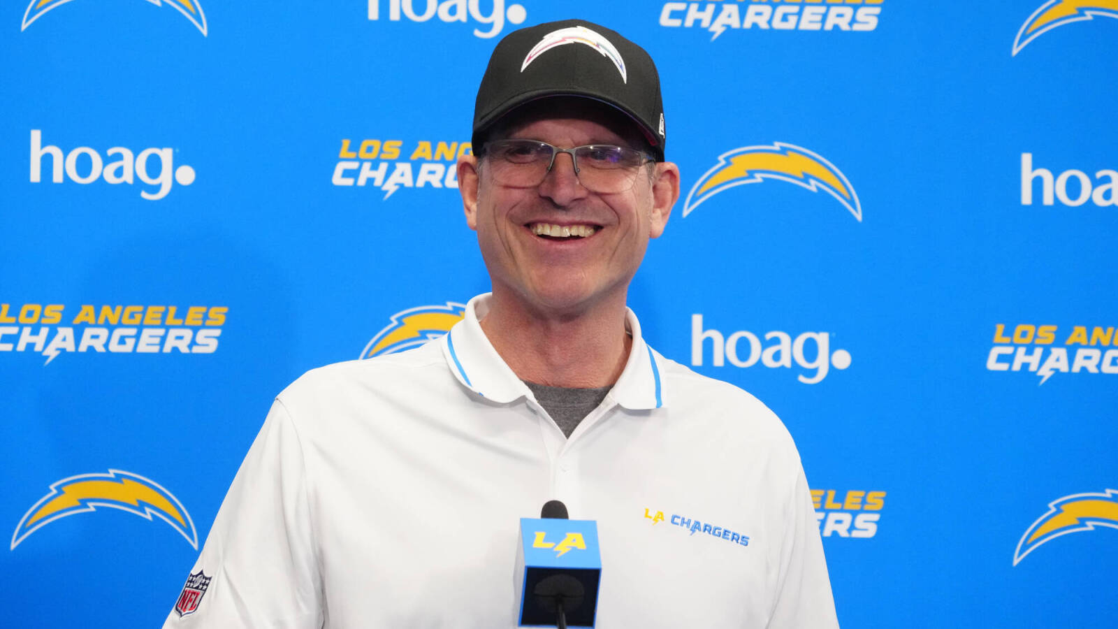 Chargers’ Jim Harbaugh channels Bill Walsh with Joe Alt pick