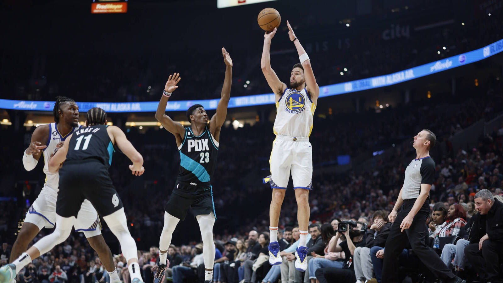 Golden State Warriors set NBA record for points in a first quarter