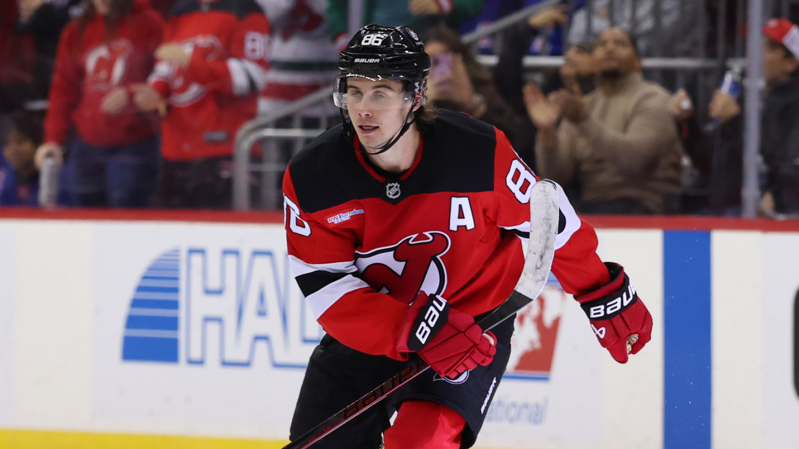 MUST SEE: Devils Troll Rangers Mid-Game, Jack Hughes Laughs | Yardbarker