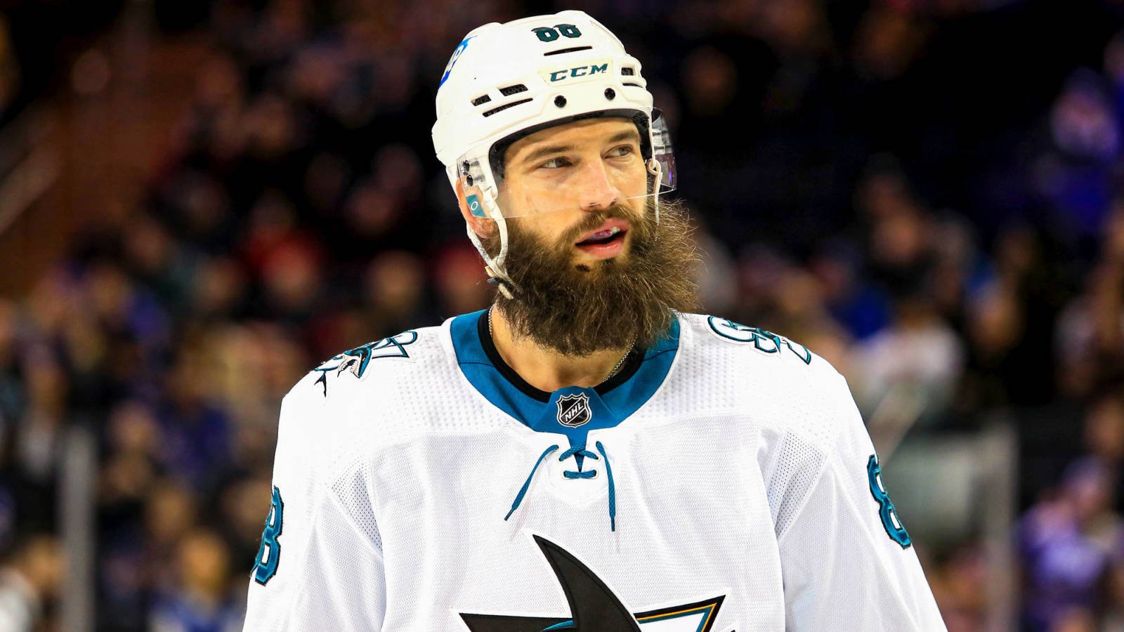 How Brent Burns' beard makes great TV: A Sharks star is now a 'Vikings'  guest star - The Athletic
