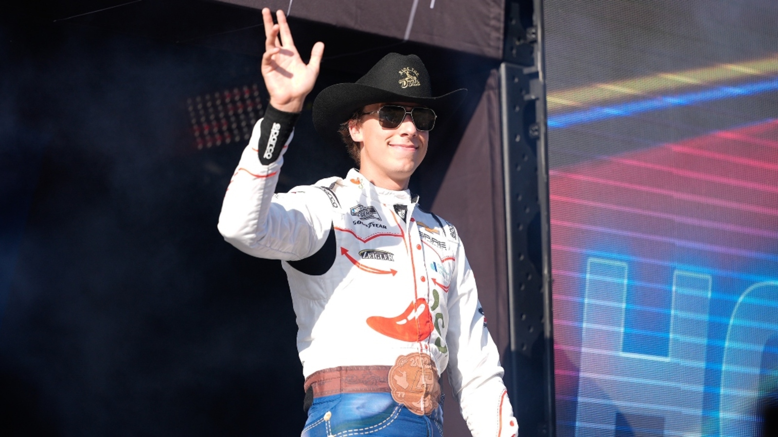 Spire Motorsports flaunts Carson Hocevar win with declaration aimed at JGR