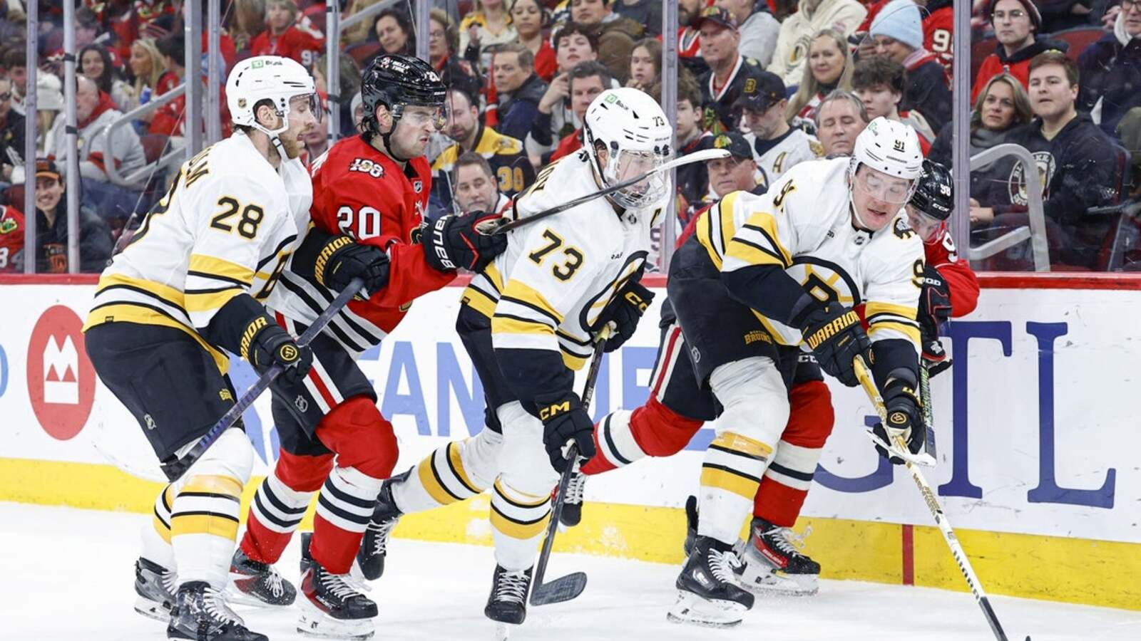 Bruins looking to restore momentum as they host Blackhawks