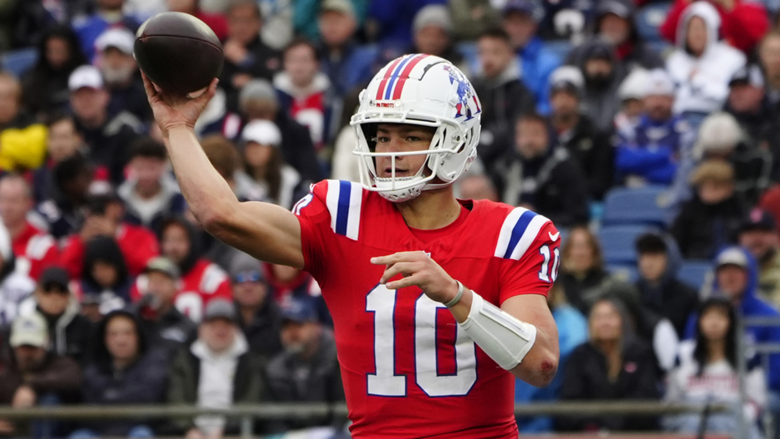 Drake Maye. Gregory Fisher-Imagn Images How Patriots QB Drake Maye can succeed in starting role By Pierce Downey | Last updated 10/17/24
