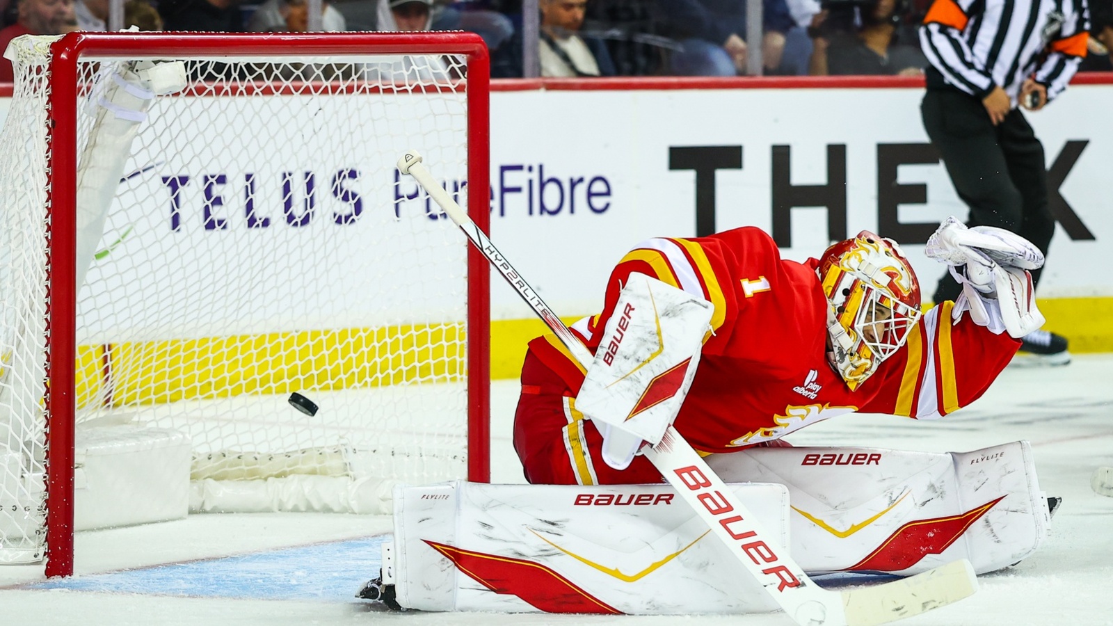 Flames’ Sunday split squad set showcases opening round of backup goalie ...