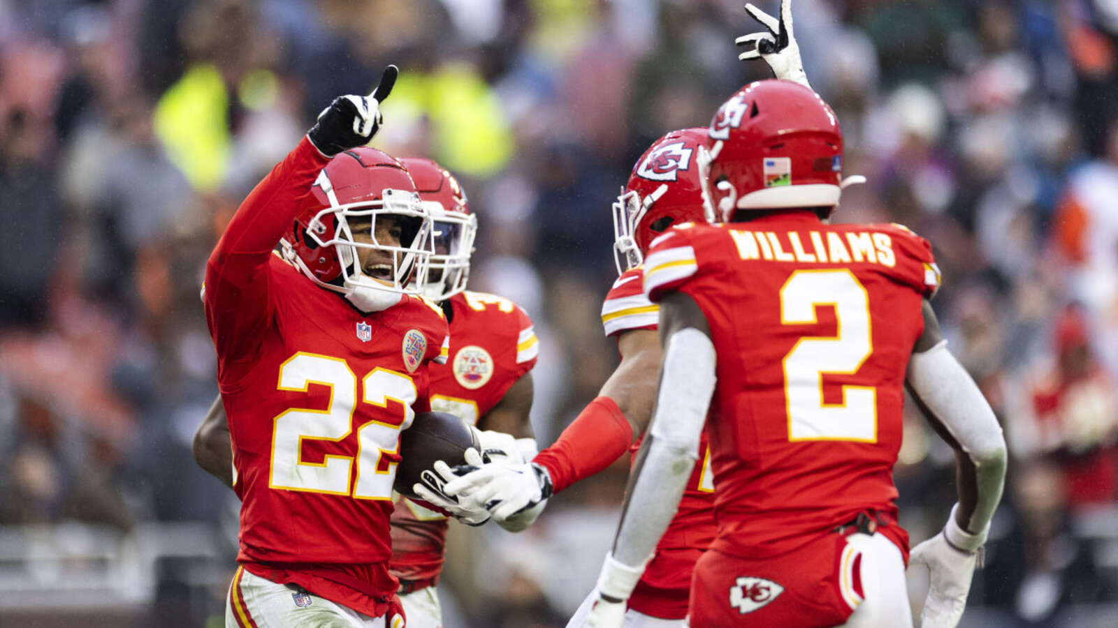 Chiefs CB Trent McDuffie's first career interception came with help ...