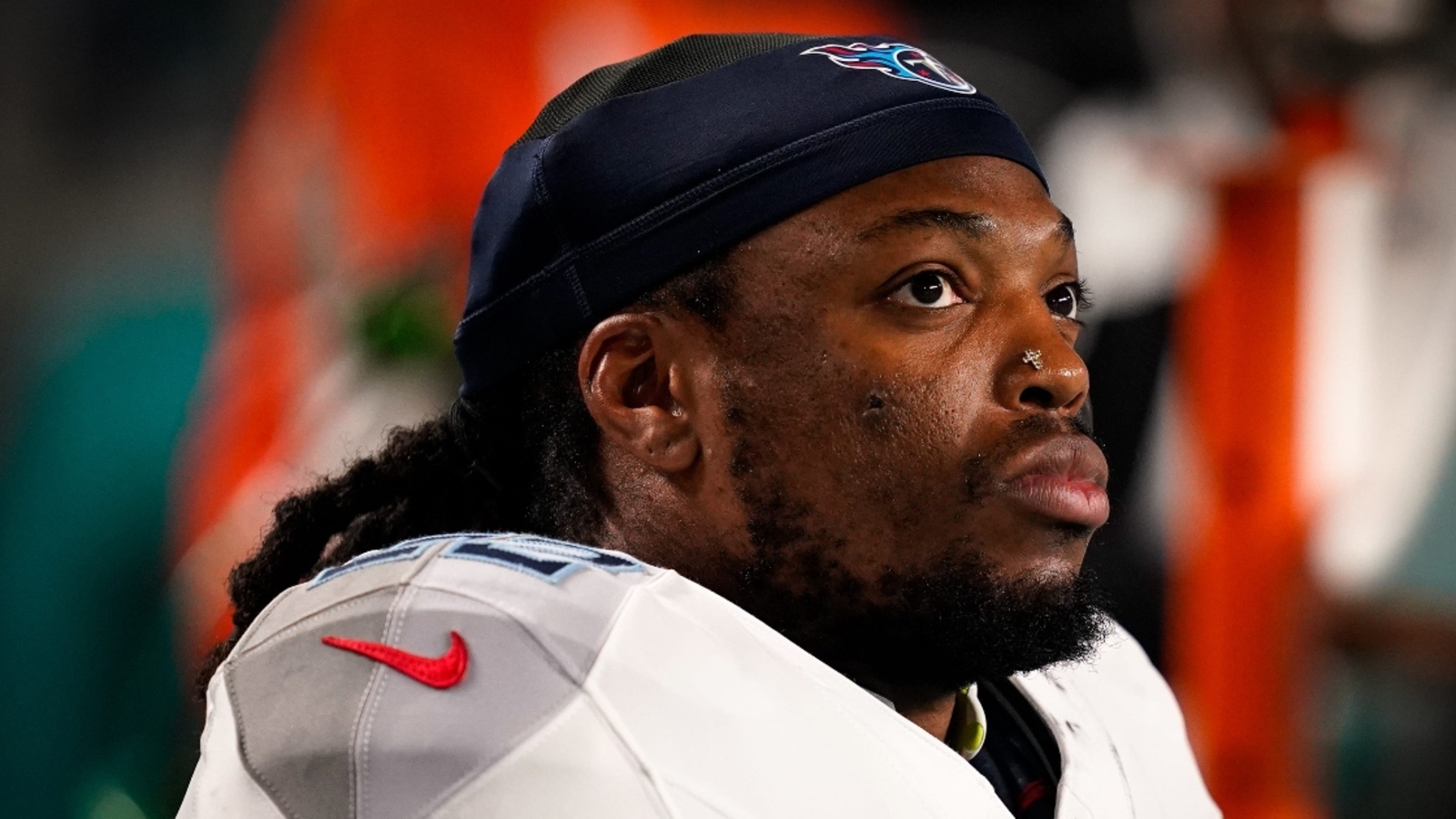 Titans running back Derrick Henry reacts to Mike Vrabel’s firing ...