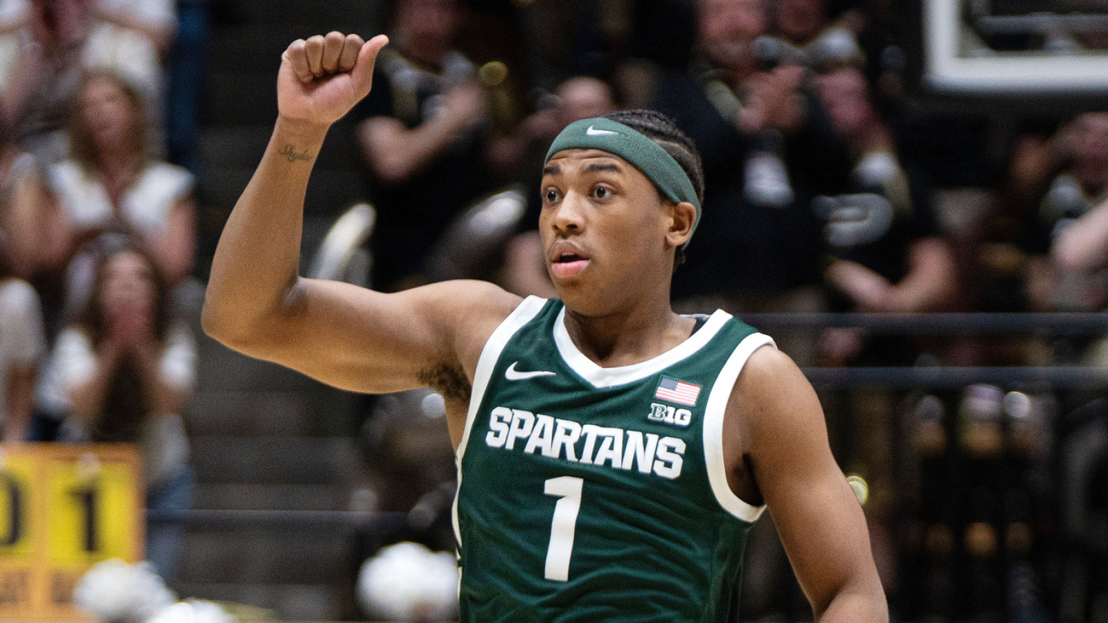 No. 13 Michigan State boosts resume with rare win at No. 8 Purdue 