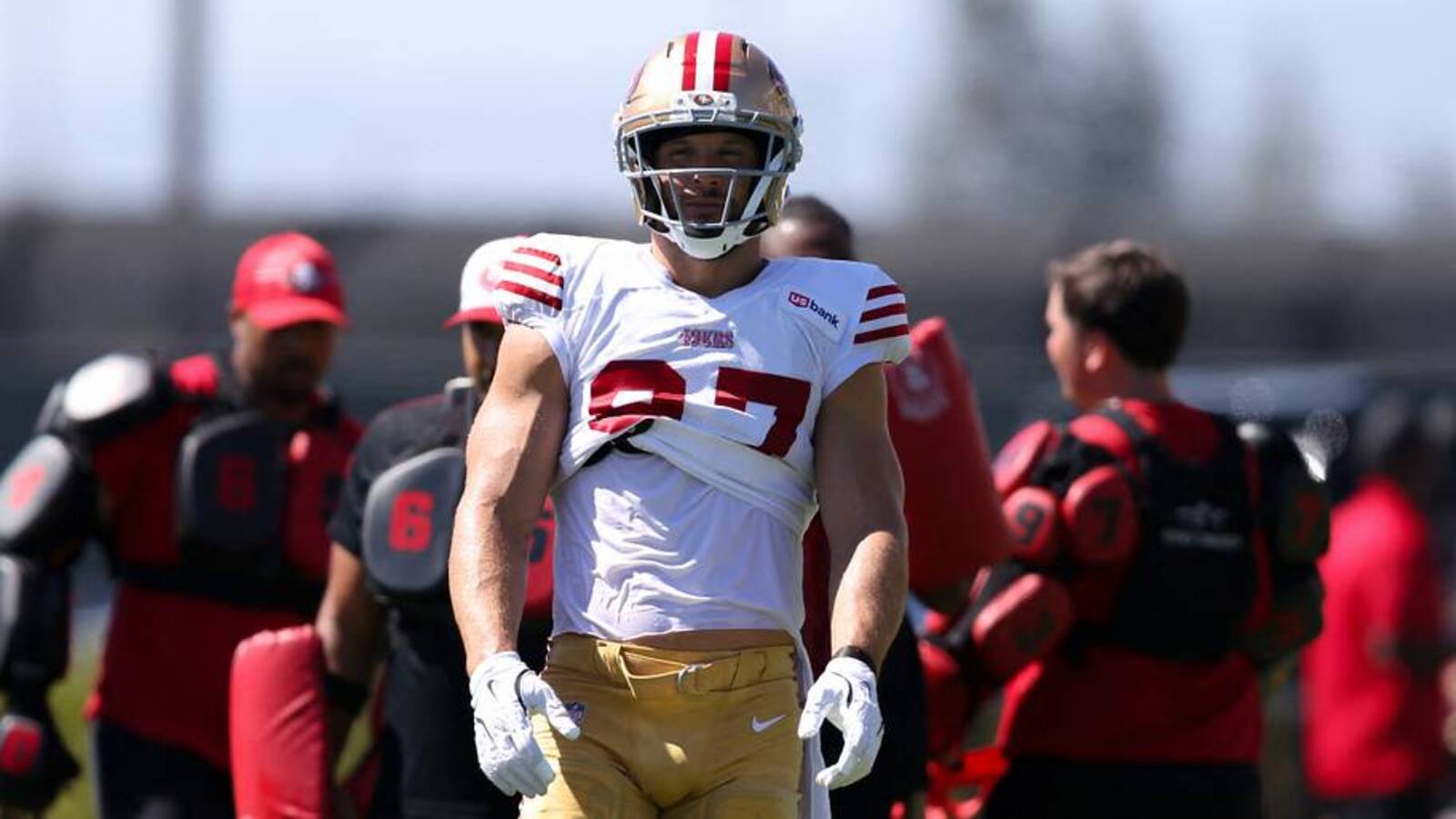 49ers Defensive End Nick Bosa Hasn't Practiced in Four Weeks