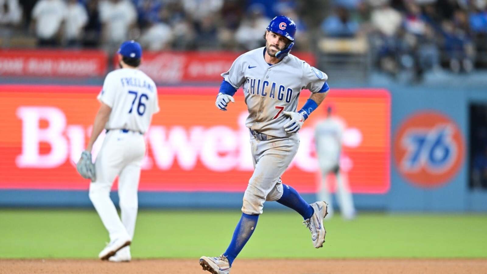 Dansby Swanson homer keys Cubs rally past Dodgers
