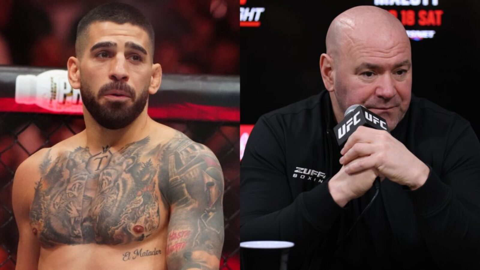 UFC Champion Posts Photos From Lincoln Memorial Event and Threatens Rival Gaethje