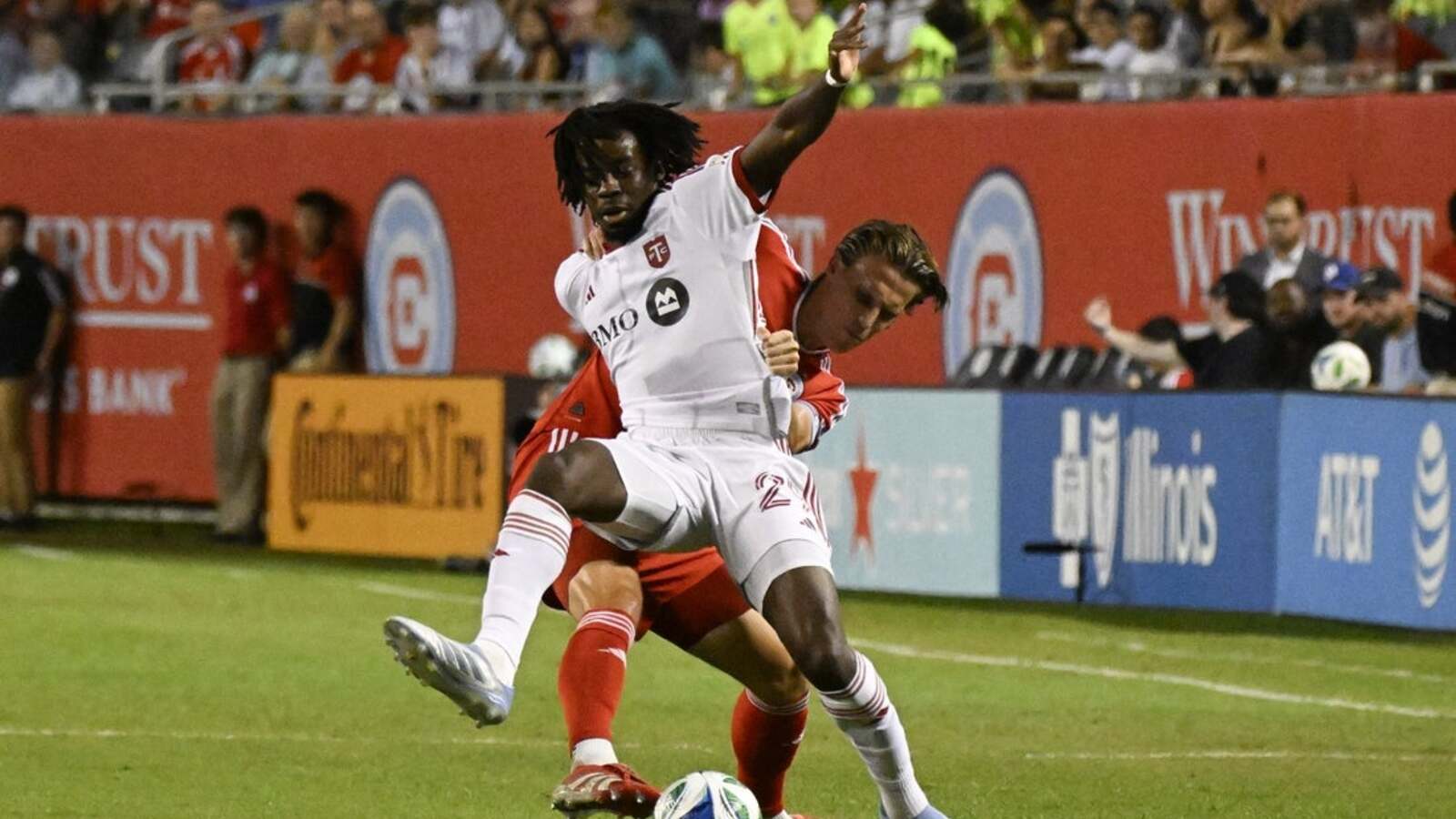 Jack Elliott nets brace as Chicago Fire, Toronto FC play to draw ...