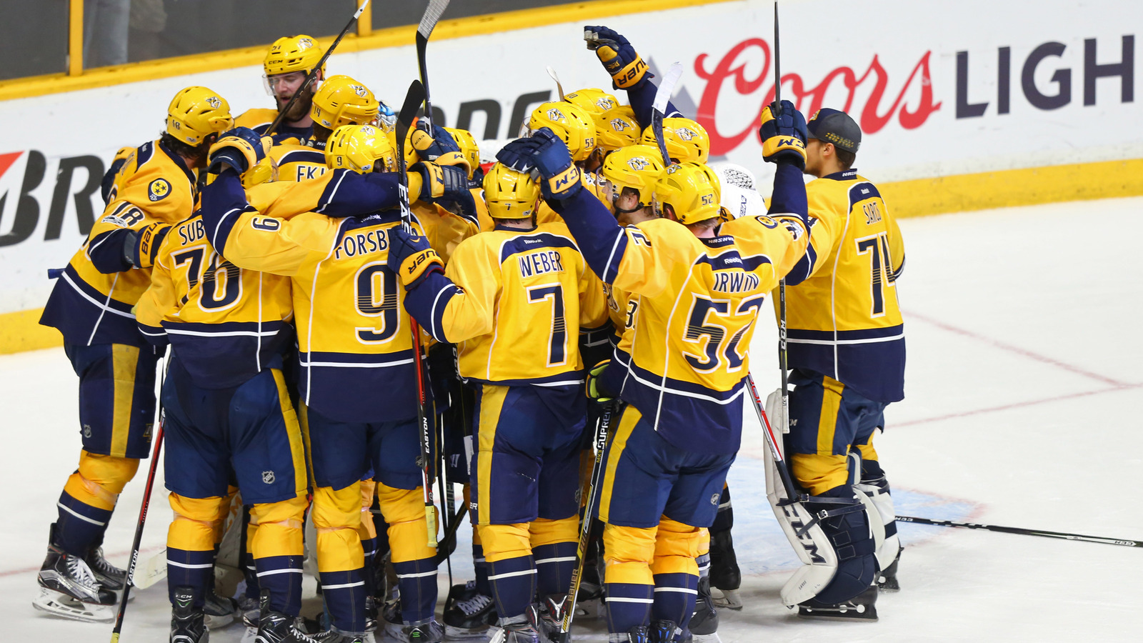 Predators fans throw catfish on ice to celebrate Stanley Cup berth