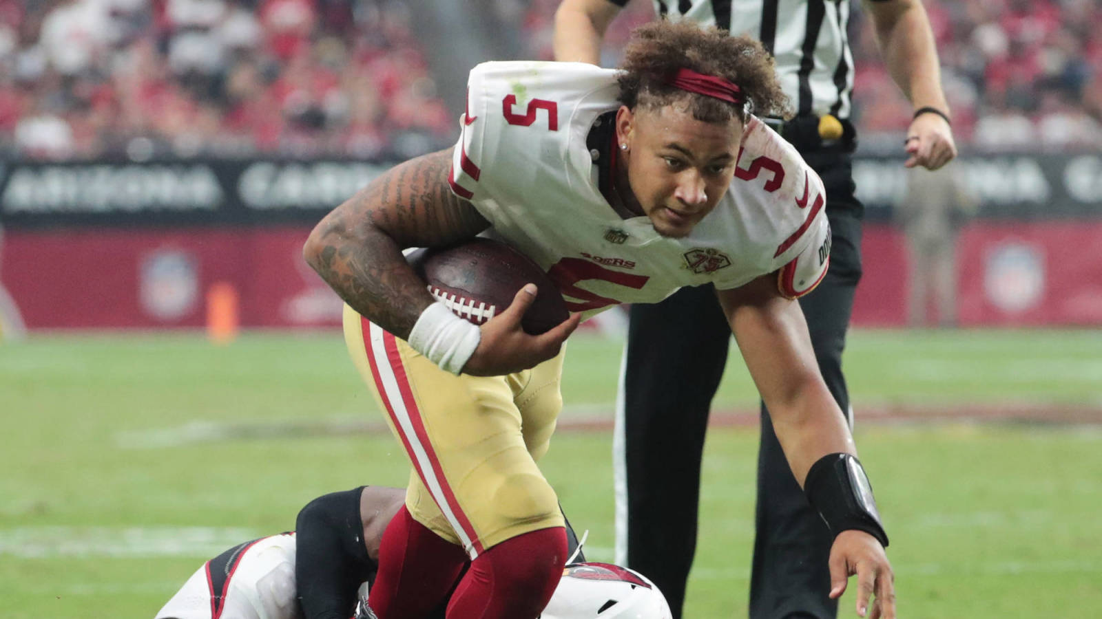Trey Lance suffered notable knee damage in first NFL begin