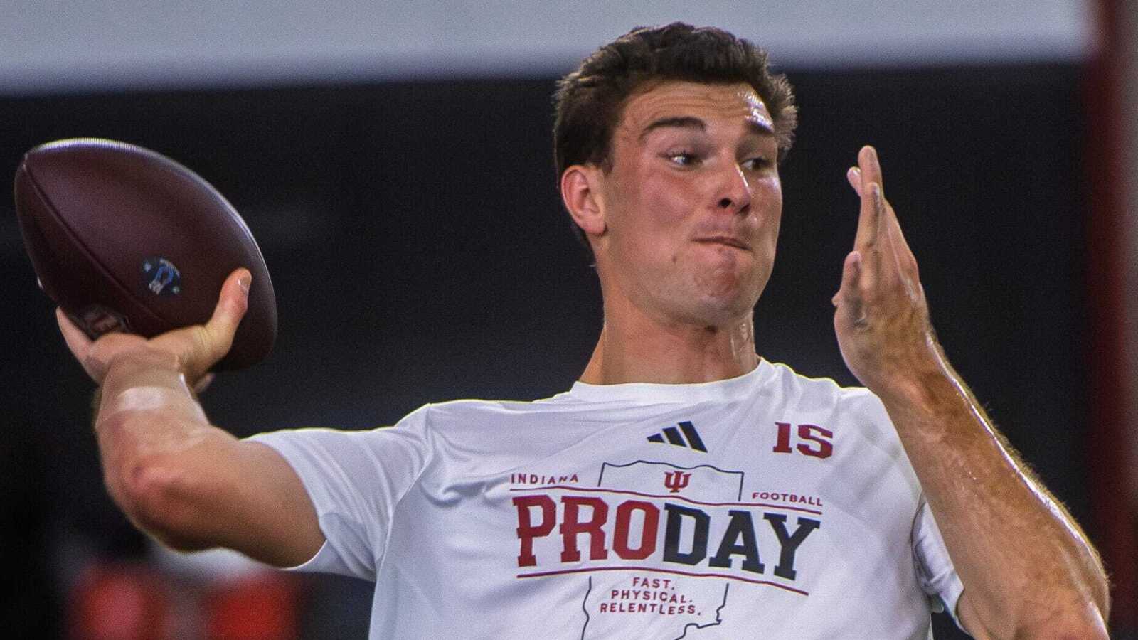 Likely No. 1 overall pick Fernando Mendoza evaluates his Indiana pro day