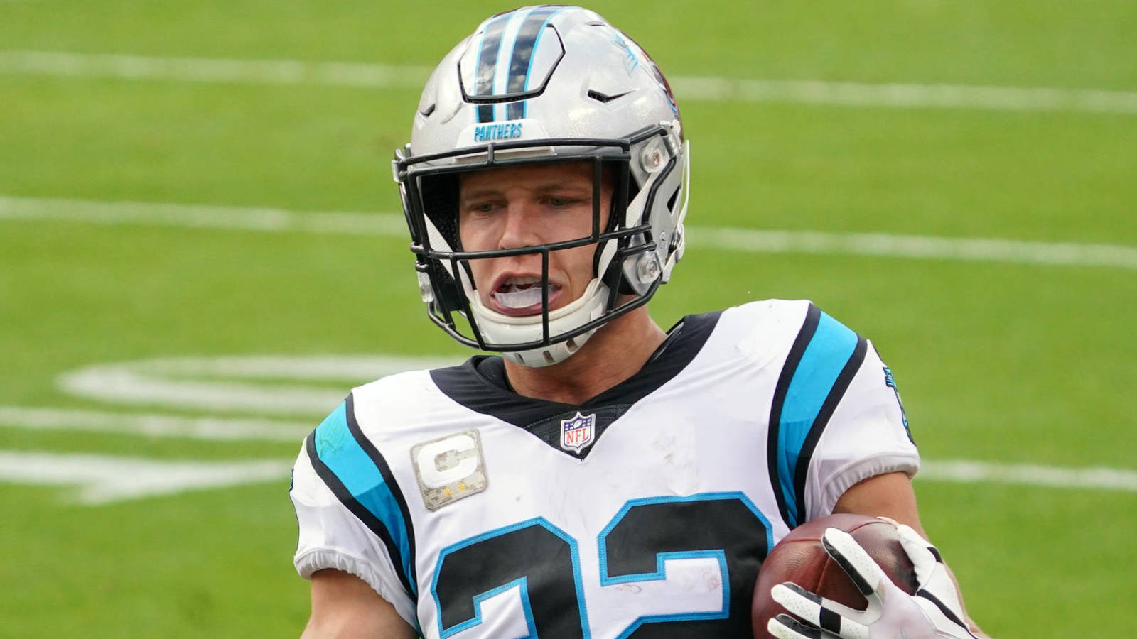 Christian McCaffrey talks about the mental health of military veterans