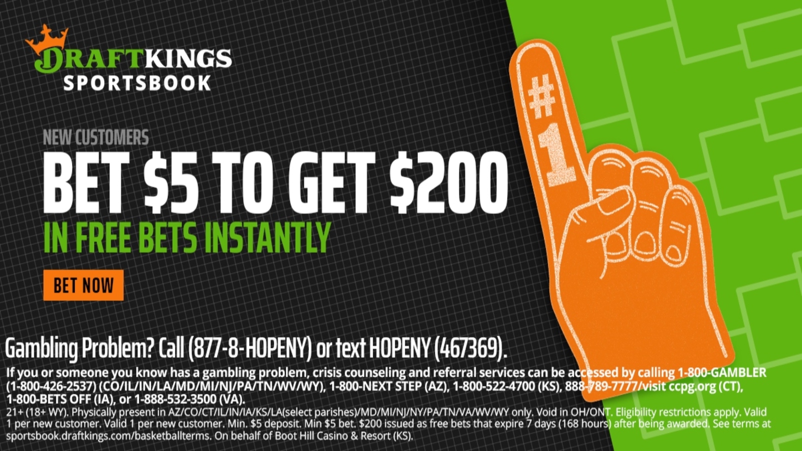 DraftKings Promo Code Bet 5, Win 200 Guaranteed on Game 1 of the