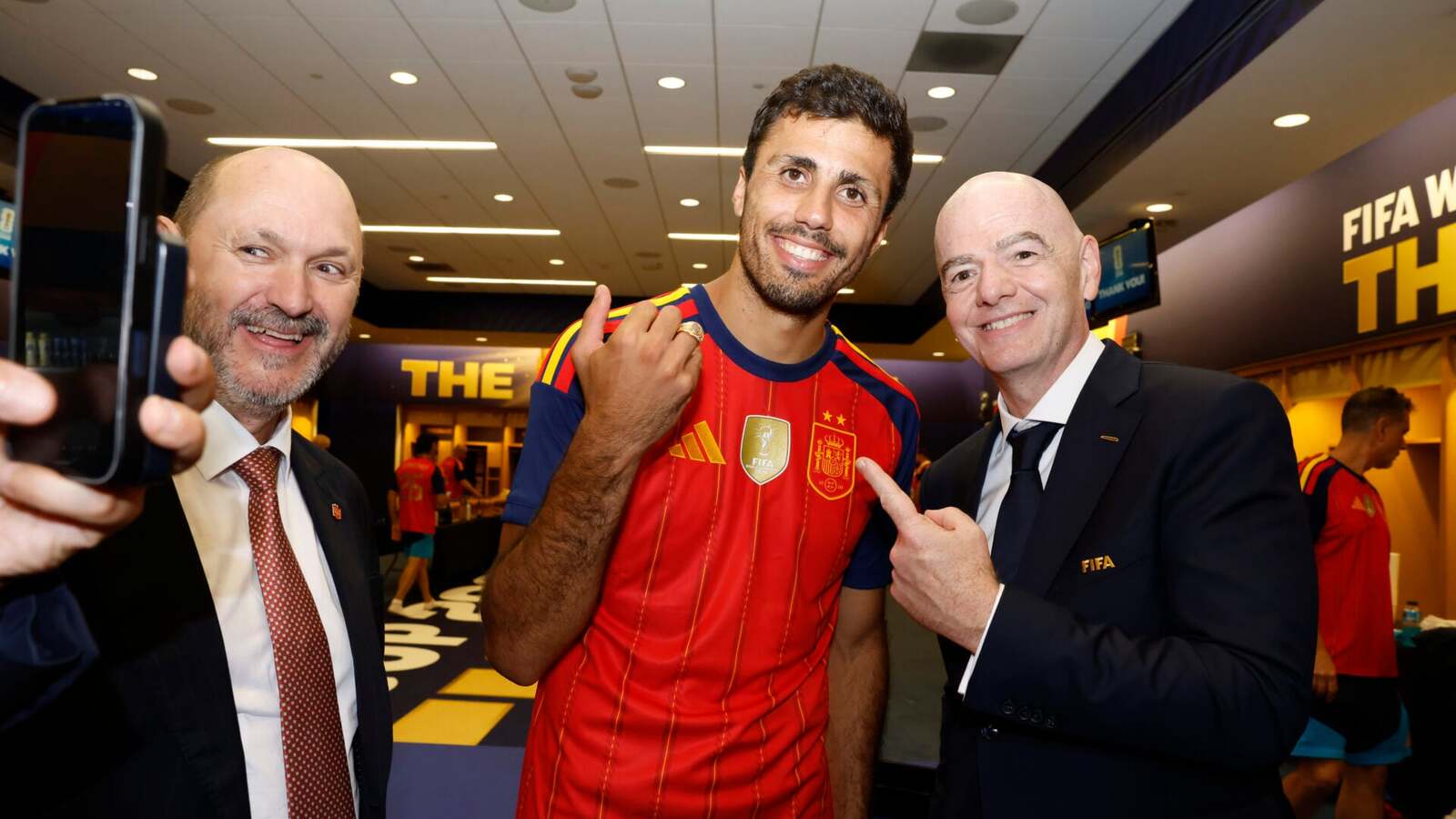 FIFA give LEGO gift to Spain players as well as US-style championship rings after World Cup win