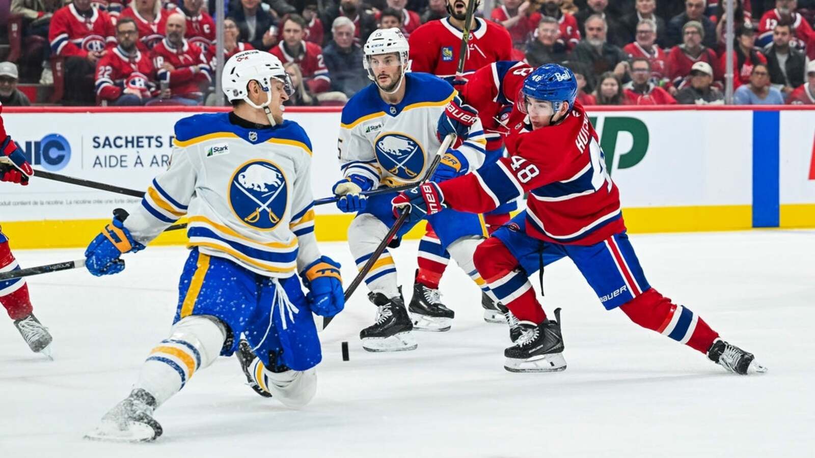 Canadiens relinquish two-goal lead, sink Sabres in shootout