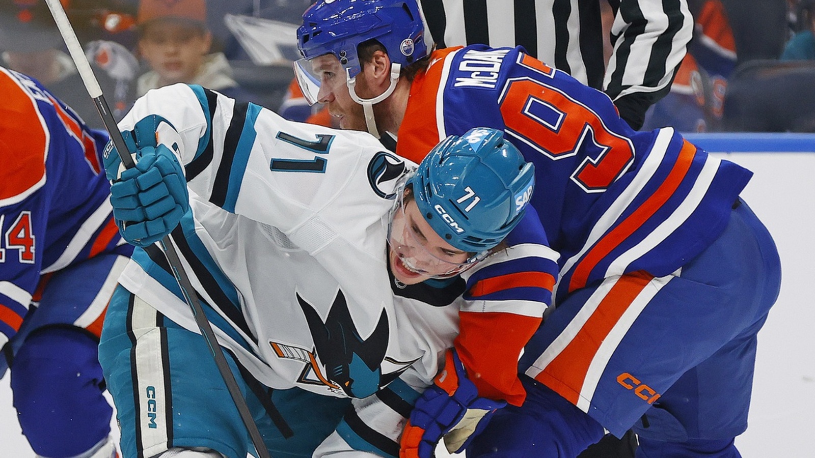 Oilers’ McDavid skates on top line with Celebrini, Wilson at first Team Canada skate