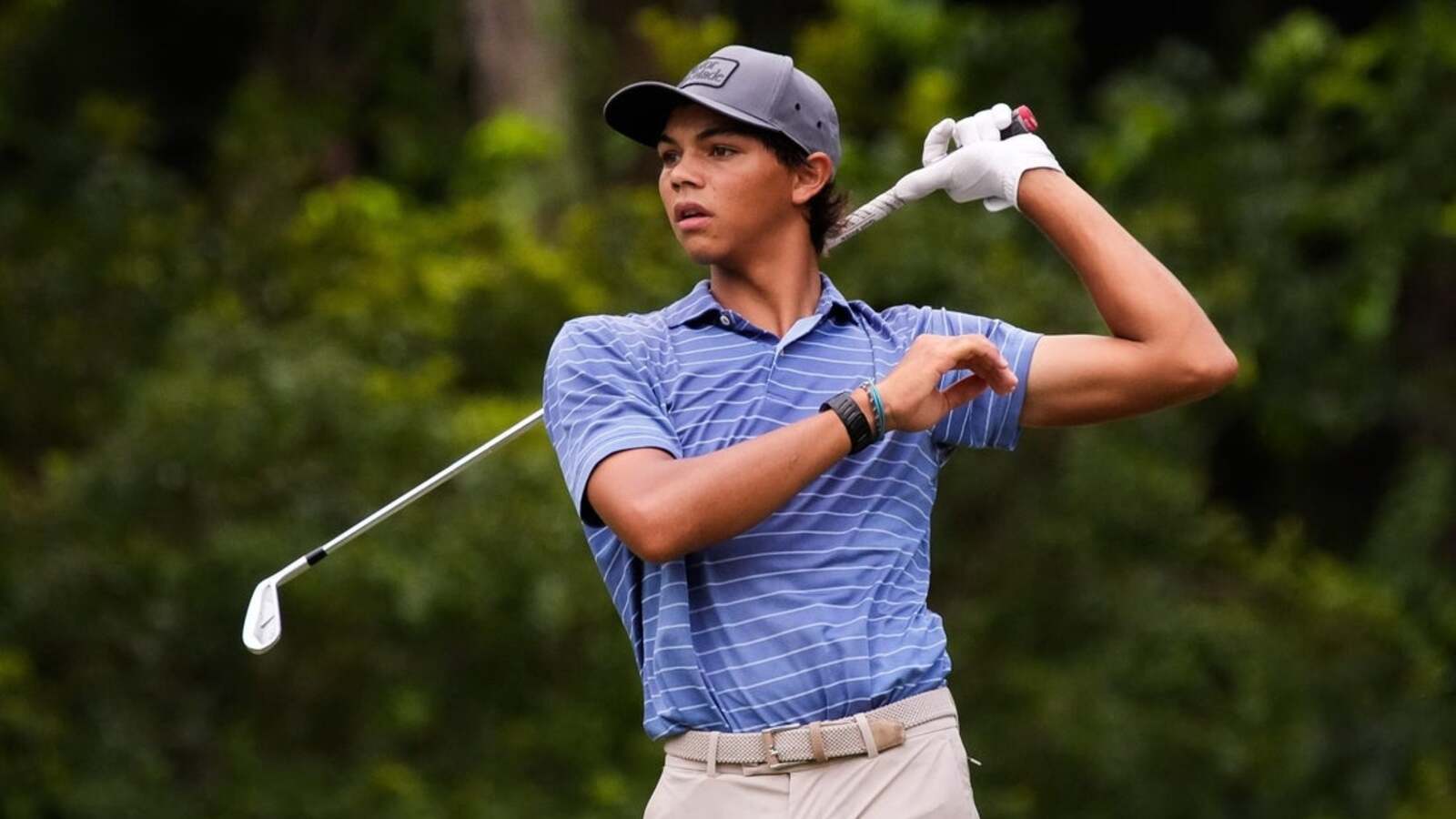 Charlie Woods Remains Four Strokes Behind at Junior Players Championship