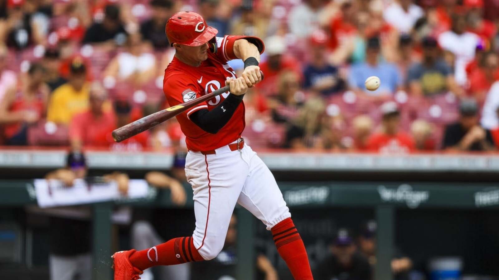 Reds head into All-Star break with 50 wins after rallying past Rockies ...