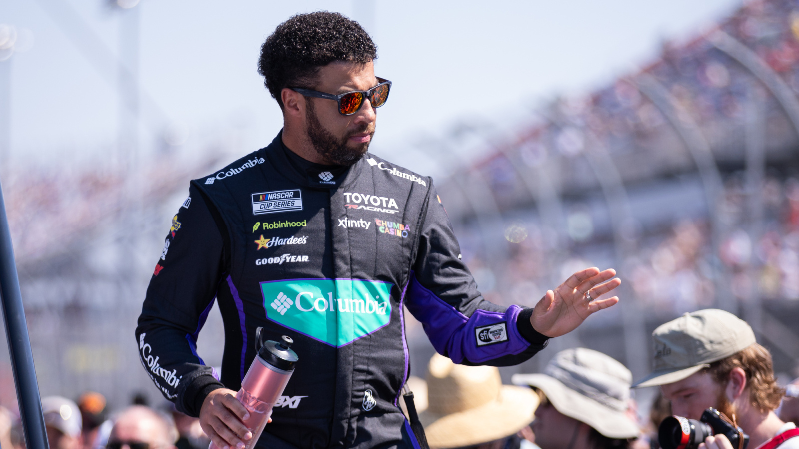Bubba Wallace blames Ross Chastain for massive wreck that takes out most of the Talladega field