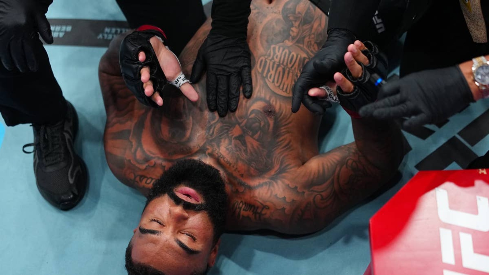 Wildest UFC Reactions to Gable Steveson Getting Knocked Out Cold in 12 ...