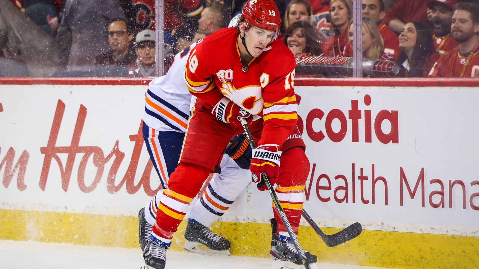 Classic Saddledome Moments: The time Matthew Tkachuk drew 14 minutes in penalties off a single hit (January 11, 2020)
