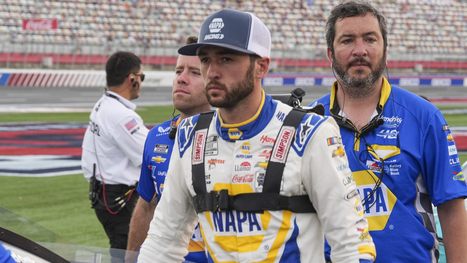 Kyle Larson and Chase Elliott tied for NASCAR points lead after Loudon
