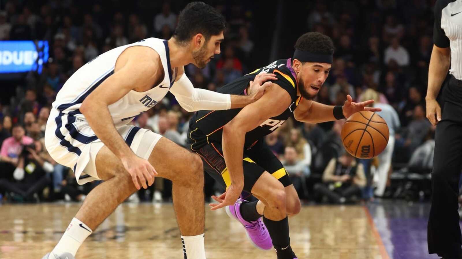 Devin Booker’s big night sparks Suns past Grizzlies