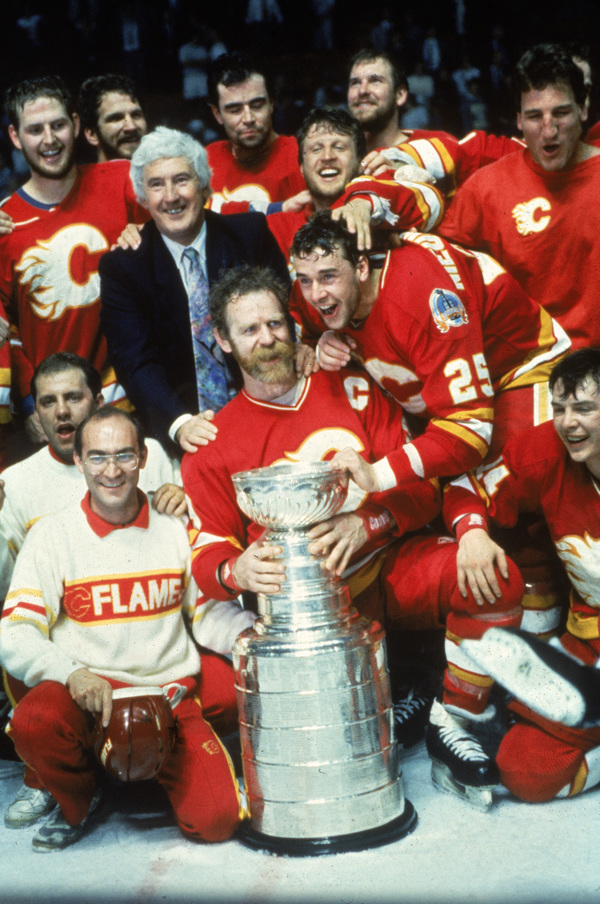 Calgary Flames 1989 Stanley Cup Champions - 16'' x 22