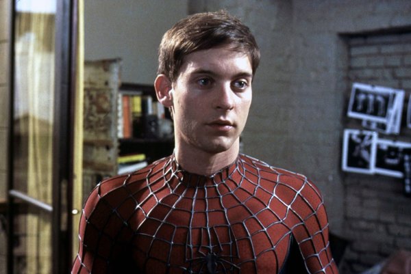 Tobey Maguire as spider-man