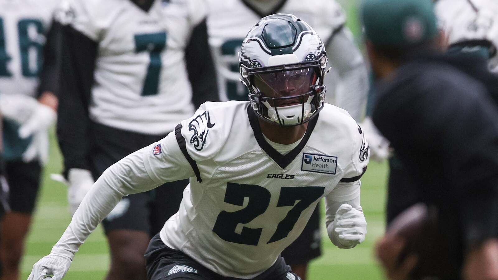 Quinyon Mitchell Shines in Practice Against A.J. Brown