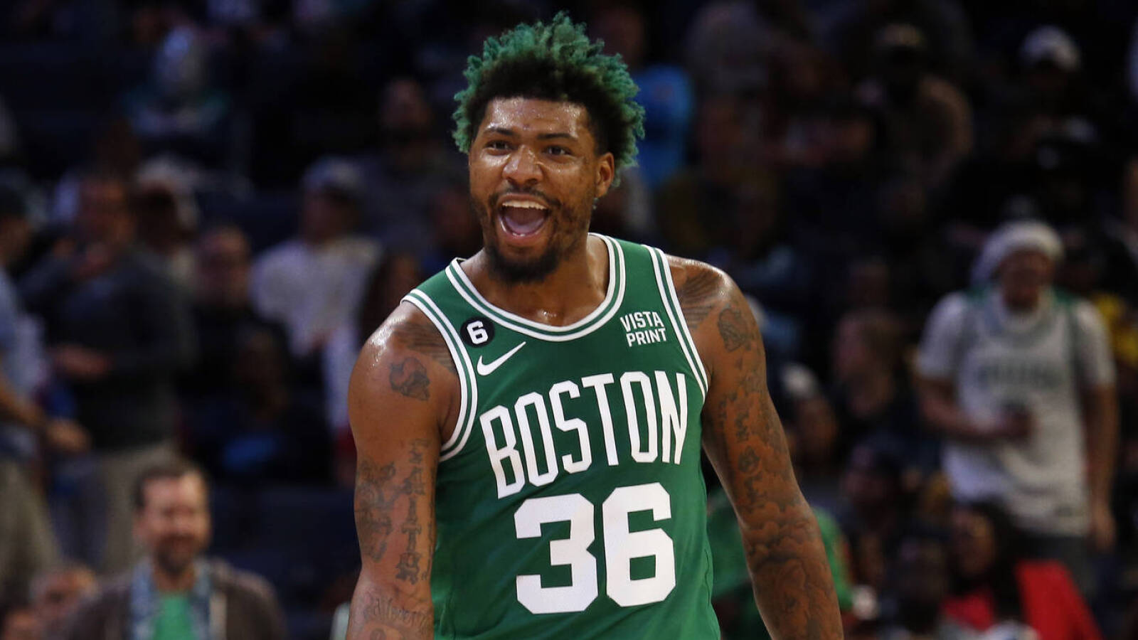 Celtics broadcast has funny Marcus Smart graphic | Yardbarker