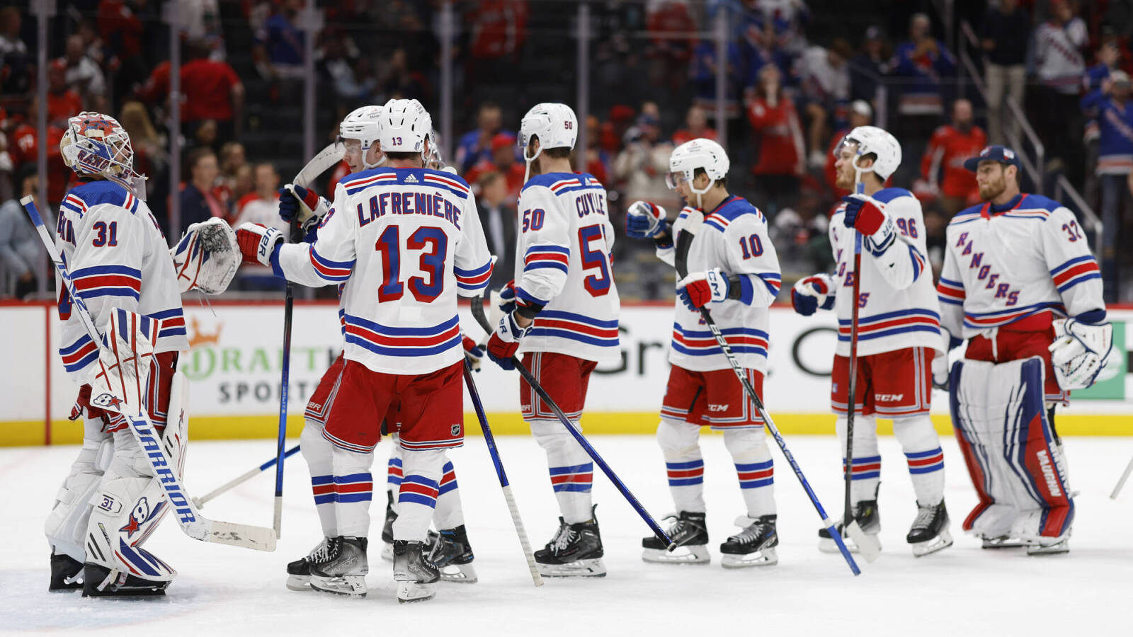 Rangers Sweep Capitals to Move On to Second Round