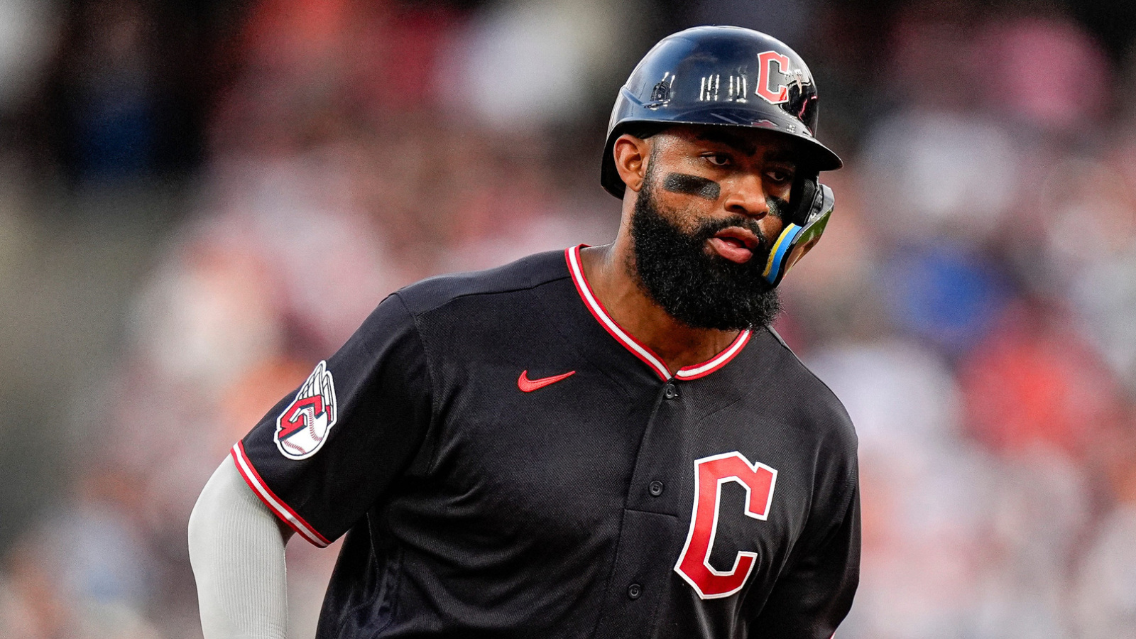 Guardians' Jo Adell overcomes pain in six-RBI eruption against Giants