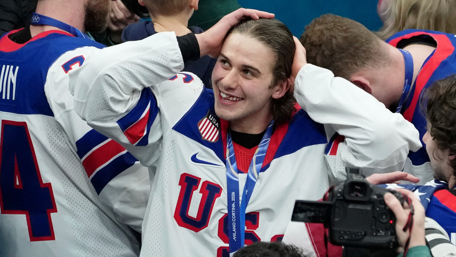 Jack Hughes gives hilarious shout-out to 'great dentists' after Team USA win over Canada